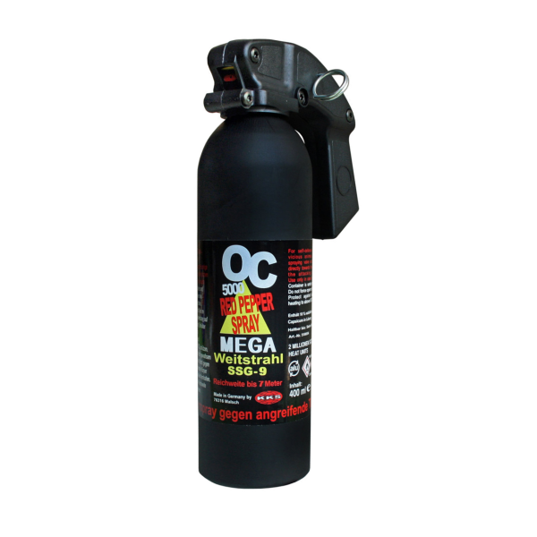 Sprej obranný před medvědem KKS OC 5000 Mega, bez pouzdra - 400ml