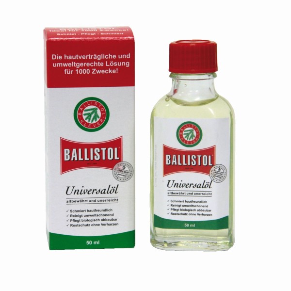 Olej čistící a konzervační BALLISTOL - 50ml
