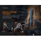 Svítilna taktická FENIX PD35 V3.0 nabíjecí - černá