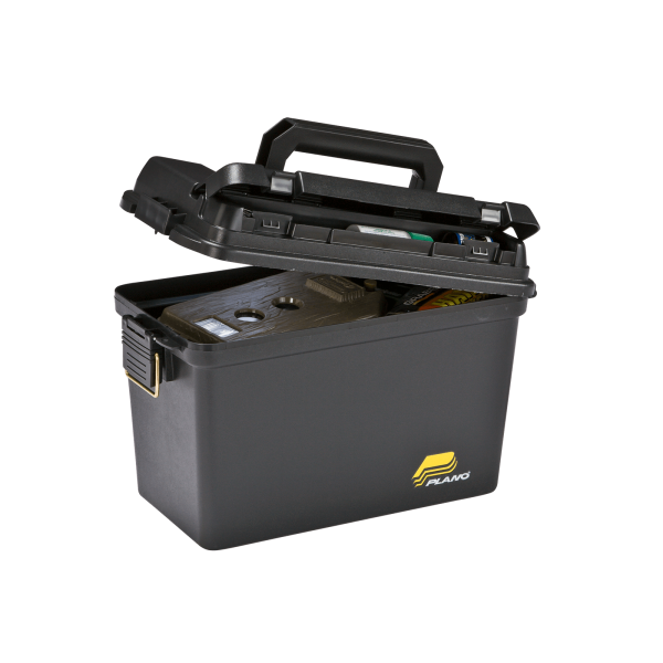Bedna muniční plastová PLANO Field Ammo Box Large s přihrádkou, 10,5l - černá