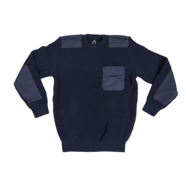 Svetr pletený LAVD D0101 - modrý