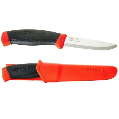 Nůž outdoorový s pevnou čepelí MORAKNIV Companion F Rescue Stainless Steel - červený