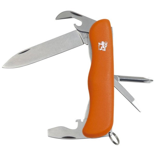 Nůž zavírací multifunkční MIKOV Praktik 115-NH-5/BK - oranžový