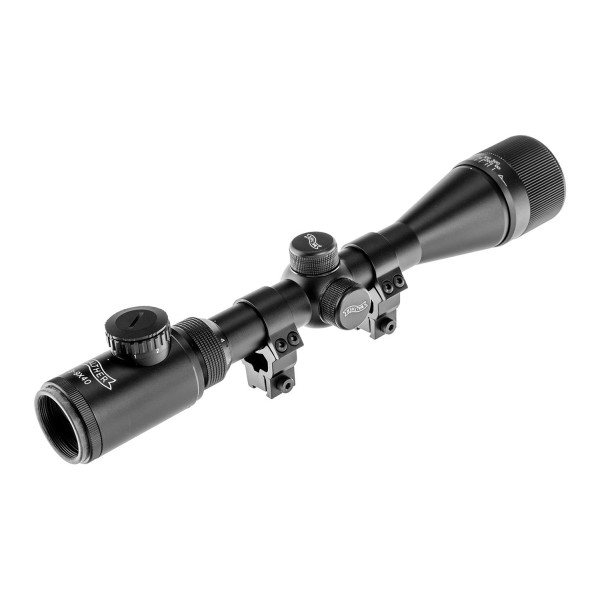 Puškohled WALTHER 3-9x40 FI s montáží 11mm, osvětlený - černý