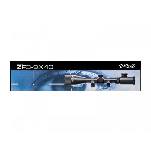 Puškohled WALTHER 3-9x40 FI s montáží 11mm, osvětlený - černý