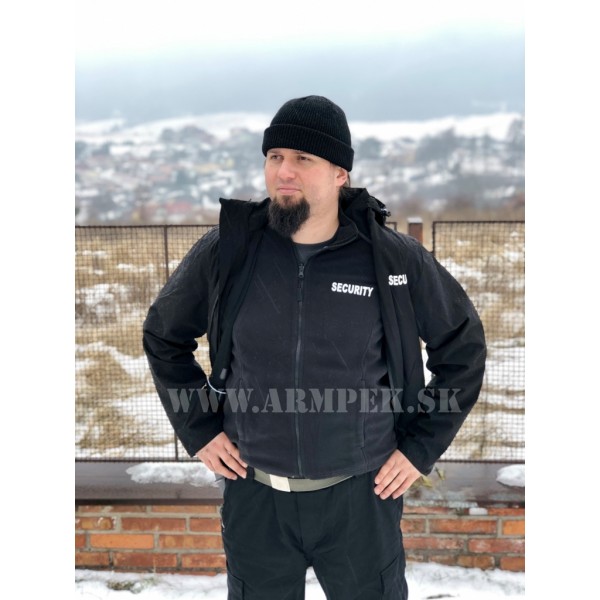 Bunda SECURITY kombinovaná 3v1 - černá
