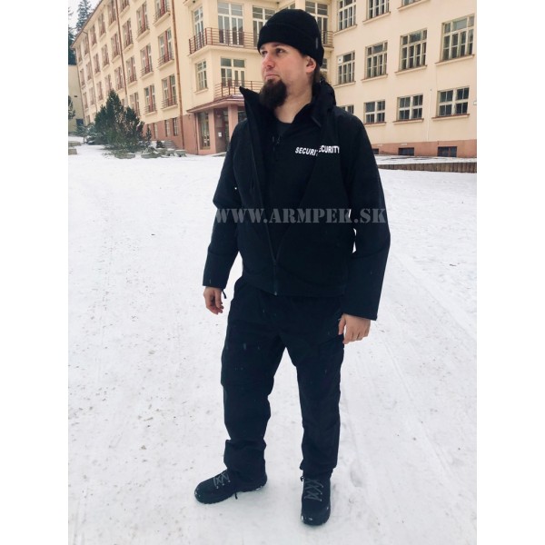 Bunda SECURITY kombinovaná 3v1 - černá