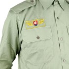 Košile originální armádní OS SR s dlouhým rukávem nová - olivově zelená