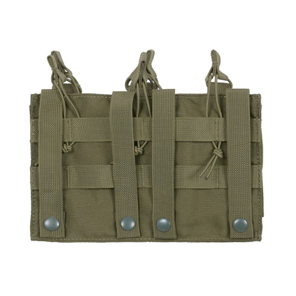 Sumka na zásobníky 8FIELDS 5x5.56 + 2xpištole, 9mm - olivová