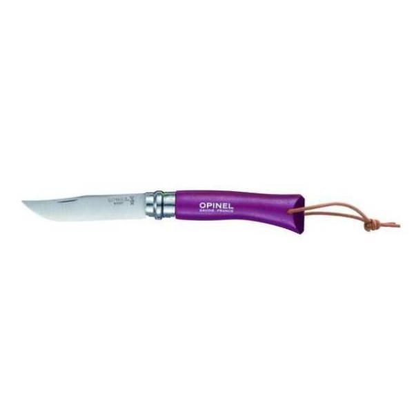 Nůž zavírací outdoorový OPINEL N°07 INOX Trekking, fialový - habr