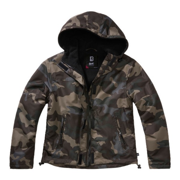 Bunda dámská BRANDIT Ladies Windbreaker Frontzip - dark camo
