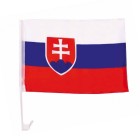Vlajka SLOVENSKO na okno automobilu - SKR