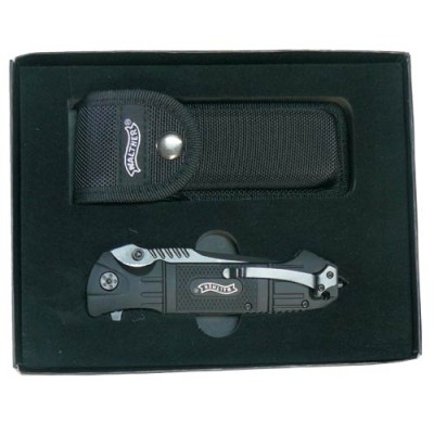 Nůž zavírací taktický WALTHER BTTK BlackTac Tanto Knife - černý