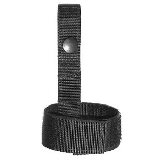 Očko na obušek "suchý zip" - černé