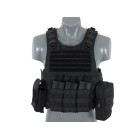 Vesta taktická 8FIELDS Lightweight AAV FSBE Assault Vest System V2 - černá