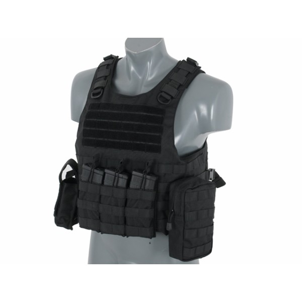 Vesta taktická 8FIELDS Lightweight AAV FSBE Assault Vest System V2 - černá