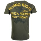 Triko YAKUZA Flying Riots - olivové
